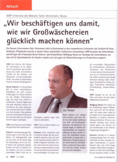WRP-Interview des Monats: Bernd Scherrer